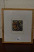 Artists proof print Content initialled AK and dated 82, framed and glazed