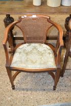 Edwardian bow back chair