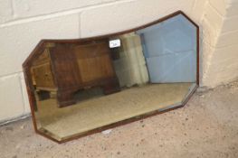 Early 20th Century bevelled wall mirror