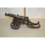 Modern model of a cannon
