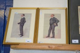 Pair of spy prints, Cecil Rhodes and Signor Marconi