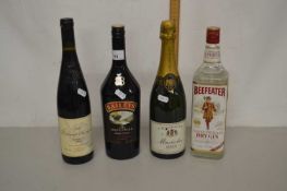Four bottles of Beefeater Gin, Brut Champagne and others