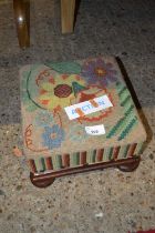 Tapestry top stool