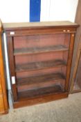 Victorian open front bookcase cabinet, for restoration