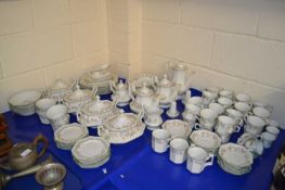 A large quantity of Johnson Bros Eternal Beau tea and table wares
