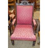 Late Victorian armchair