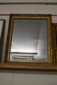 Gilt framed rectangular wall mirror
