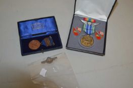 Mixed Lot: Chatham Port Rifle and Revolver Meeting, cased medal together with a further modern boxed