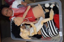 Quantity of assorted soft toys to include Dobby, ET, ragdolls and others