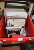 One box of mixed books antiques and historical interest