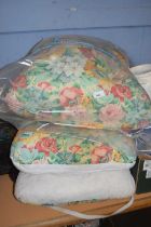 Quantity of assorted garden furniture cushions