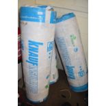 Three rolls of insulation