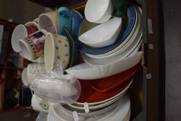 Assorted cups, mugs and household items