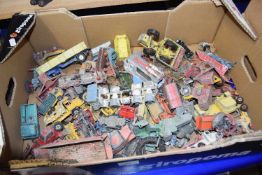 Quantity of assorted toy trucks and others, play worn