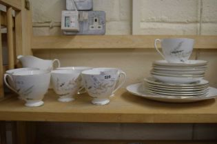 Quantity of Lyric Queen Anne tea wares