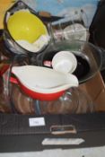 Quantity of assorted kitchen wares and cook ware