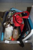 Mixed Lot: Camping washing up bowl, pet mat, bags etc