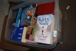 Box of assorted paperback fiction