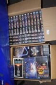 Quantity of Star Trek The Next Generation VHS and others - 2 boxes