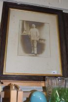 Photographic portrait of a military gentleman, framed and glazed