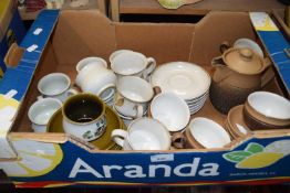 Quantity of assorted Denby tea and coffee wares