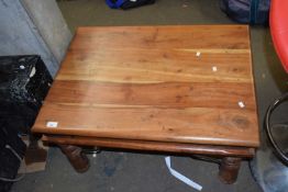 Wooden rectangular coffee table