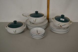 Quantity of Denby Green Wheat table wares