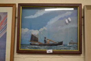 Three dimensional study of a Lowestoft trawler