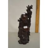 Chinese hardwood figure