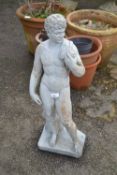 Figure of a Greek god, 72cm high