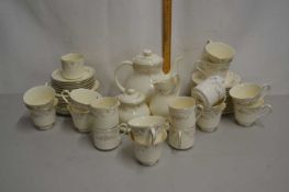 A quantity of Royal Doulton Diana pattern table wares