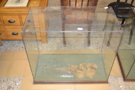 20th Century display case for taxidermy, 78cm wide