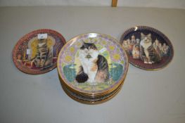 Danbury Mint Cats Around the World collectors plates