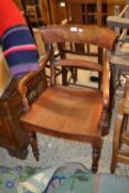 19th Century bar back carver chair