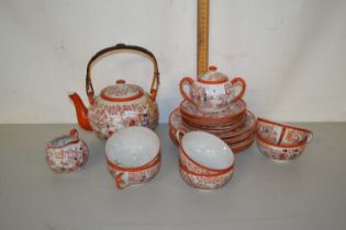 Japanese eggshell tea service