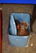 Bread bin and assorted contents