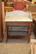 Victorian marble topped wash stand
