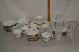 Quantity of Richmond Blue Rock tea wares together with a quantity of Thomas Bavarian tea wares