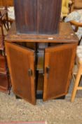 HMV Art Deco style record cabinet with fitted interior