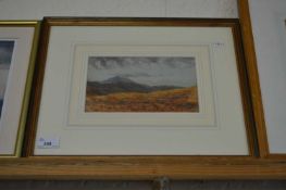 Attributed J C Harrison Snowdon, North Wales, watercolour, framed and glazed