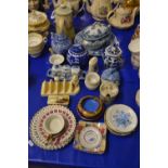 Mixed Lot: Assorted ceramics to include small modern Cloisonne dishes, ginger jars, Doulton hot