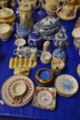 Mixed Lot: Assorted ceramics to include small modern Cloisonne dishes, ginger jars, Doulton hot