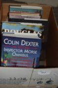 Books to include Douglas Adams and Colin Dexter