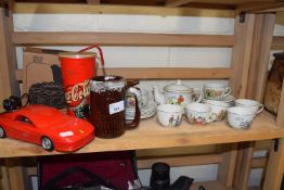 Mixed Lot: Fairy Story tea set, model Ferrari, cups etc