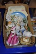 Assorted figurines and other items