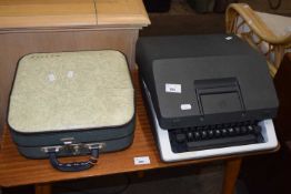 Two portable typewriters