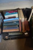 Books to include hardback history reference and others