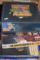 Board games to include American Football, Masterpiece, Cluedo and Blast-Off (4)