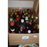 Quantity of assorted alcohol miniatures