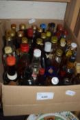 Quantity of assorted alcohol miniatures